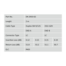 Patchcord FO Singlemode 09/125 OS2 LC-LC duplex 2m Żółty-5