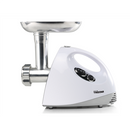 Tristar | VM-4210 Meat Grinder | White | 3 Stainless steel grinding plates, Aluminum grinder head, Aluminum hopper tray, Sausage stuffer, Kubbe attachment, Sausage accessory, Stainless steel blade-8