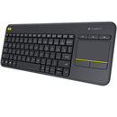 LOGITECH K400 Plus Wireless Touch Keyboard - BLACK - US INT'L