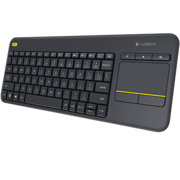 LOGITECH K400 Plus Wireless Touch Keyboard - BLACK - US INT'L