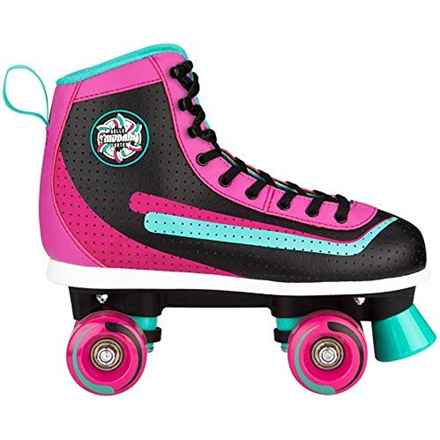 Skates NIJDAM 52RF 36 Black/Emerald/Magenta