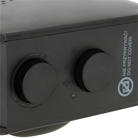 Adler | Heater | AD 7725b | Fan heater | 2000 W | Number of power levels 2 | Black