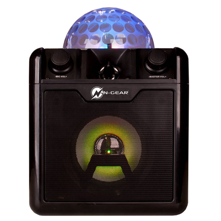 N-GEAR Block Disco Block 410/ 50W/ BT/ Disco LED/ 1x MIC/ černá