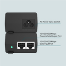 TP-LINK | PoE+ Injector Adapter | TL-POE160S | 10/100/1000 Mbit/s | Ethernet LAN (RJ-45) ports 1x10/100/1000Mbps RJ45 data-in port, 1x10/100/1000Mbps RJ45 power and data-out port-3