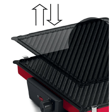 Bosch | Grill | TCG4104 | Contact | 2000 W | Rouge