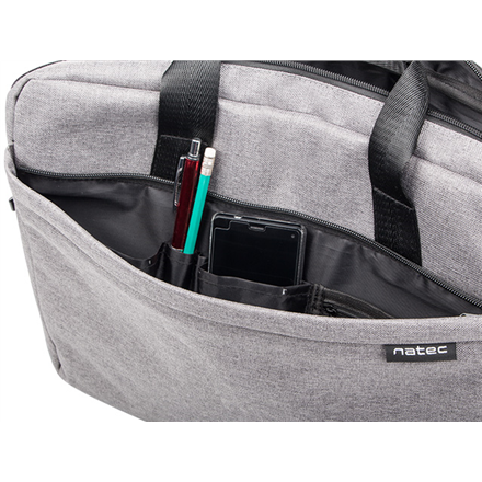 Natec laptop bag Mustela 15,6'', grey