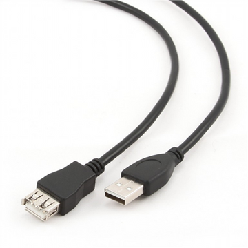 Kabelis Gembird USB Male - USB Female 3m Black - 0