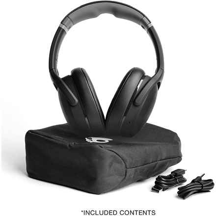 Skullcandy | Casque sans fil | Crusher Evo | Sans fil | Casque supra-auriculaire | Microphone | Sans fil | Noir véritable