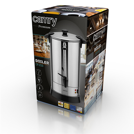 Camry | Boiler | CR 1259 | Electric | 1650 W | 20 L | Stainless steel | Stainless steel