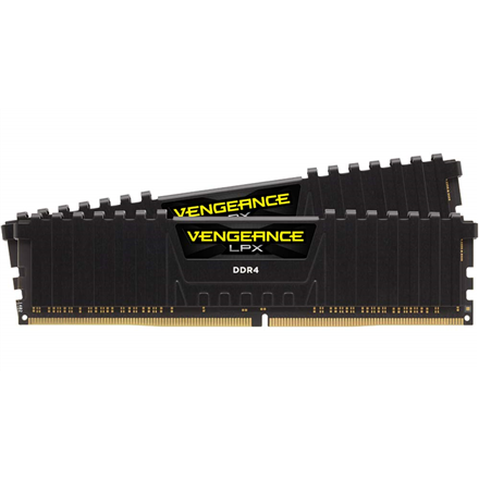 Ddr4 vengeance lpx 32 go/2 666 mo 2 x 16 go cl16-18-18-35 noir 120 v xmp 2.0