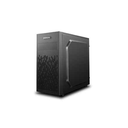 DeepCool MATREXX 30, Mini-tour, Mini-ITX/Micro-ATX, 1 port USB 2.0, 1 port USB 3.0, 1 port audio, 1 port micro, 1 ventilateur noir préinstallé de 120 mm, verre trempé, panneau grillagé, DP-MATX-MATREXX30