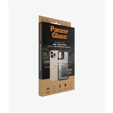 Coque PanzerGlass™ Silverbullet pour Apple iPhone 13 Pro Max Noir AB