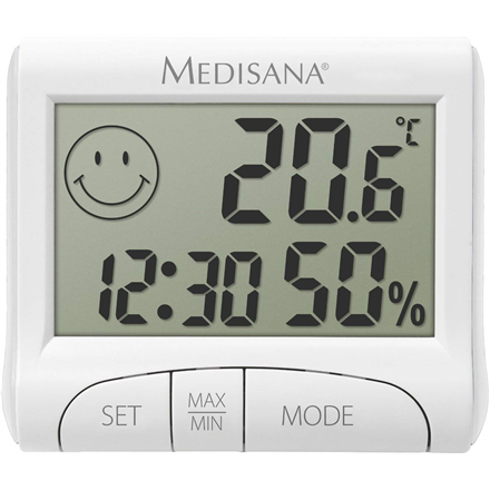 Medisana HG 100 Indoor Electronic hygrometer White