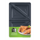 TEFAL | Triangle toasted sandwich set for Snack Collection | XA800212 | Dimensions (W x L) 13 x 22.5 cm | Black-1