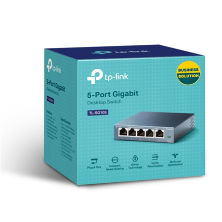 Commutateur réseau de bureau TP-Link 5 ports 10/100/1000 Mbps