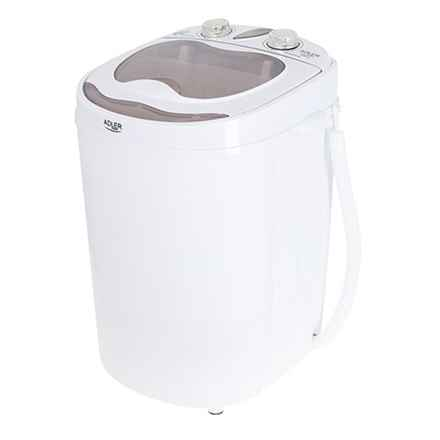 Lave-linge Adler AD 8055 Chargement par le haut 3 kg Crème, Blanc