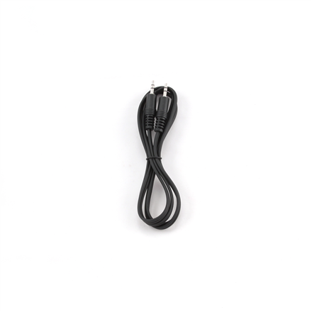 Gembird 1.2m, 3.5mm/3.5mm, M/M audio cable Black