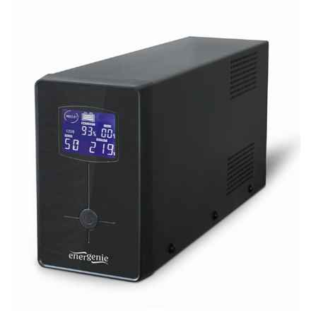 Gembird EG-UPS-035, onduleur (UPS) Line-Interactive 2 kVA 1200 W, 5 prises CA
