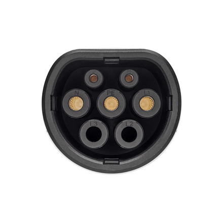 EV+ Charging Cable Type 2 to Type 2 32A 3 Phase 5m | EV+ | EV-CB-T2-32-3P-W | EV+ Charging Cable Type 2 to Type 2 32A 3 Phase | 5 m