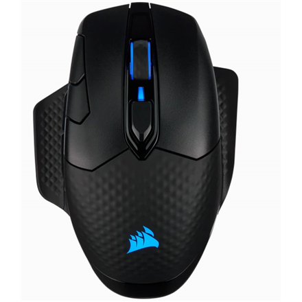 MOUSE CORSAIR, "Dark Core RGB Pro SE", gaming, wireless, BT | 2.4GHz,18000 dpi, butoane/scroll 8/1, iluminare,butoane programabile,mod dual de conectare,negru, "CH-9315511-EU" (timbru verde 0.18 lei)