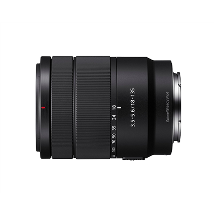 Sony E 18-135mm f/3.5-5.6 OSS lens, black
