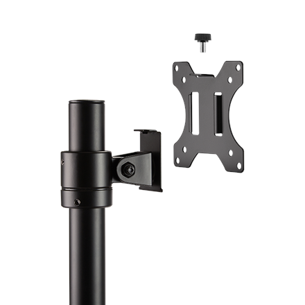 Logilink  support de bureau  inclinable pivotant réglable en hauteur rotation  17-32 pouces  poids maximal capacité 8 kg  noir
