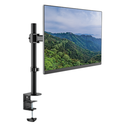 Logilink  support de bureau pour écran bp0020 13"-27" bras 274 mm  poids maximal capacité 8 kg  noir