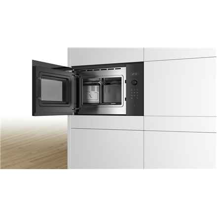 Bosch | Four à micro-ondes | BFL554MB0 | Encastrable | 31,5 L | 900 W | Noir