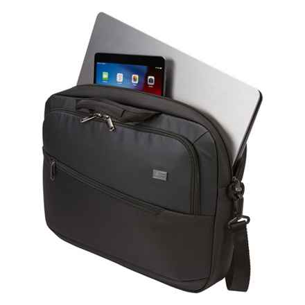 SAC CASE LOGIC, pour ordinateur portable de max. 15,6 pouces, 1 compartiment, 2 poches avant, polyester, noir, « PROPA-116 BLACK » 3204527