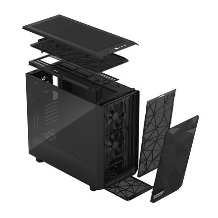 Fractal Design | Meshify 2 Light Tempered Glass | Black | ATX