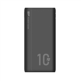 Silicon Power QP15 10.000mAh PowerBank > 500 charging cycles 2x USB A Out, 1x Micro USB in + 1x USB C In/out, Li-Polymer, 10000mAh, Fast Charge, Black