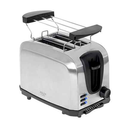 Toaster with roll rack Adler silver AD 3222
