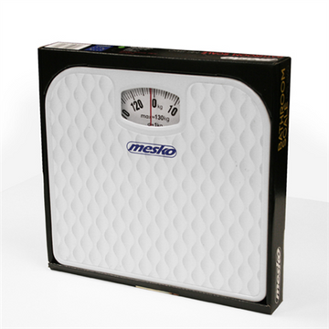 Mesko | Scale | MS 8160 | Mechanical | Maximum weight (capacity) 130 kg | Accuracy 1000 g | White - 0