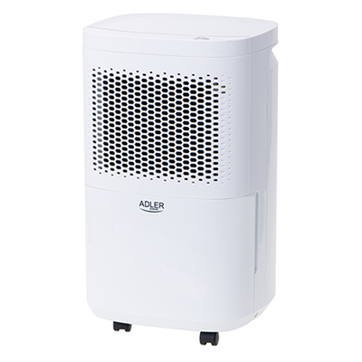 Adler AD 7917Déshumidificateur d'air, 200 W, pour pièces jusqu'à 60 m³, réservoir 2, 2 L, Blanc