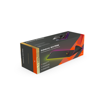 Steelseries QcK Prism Cloth XL Gaming mouse pad Black