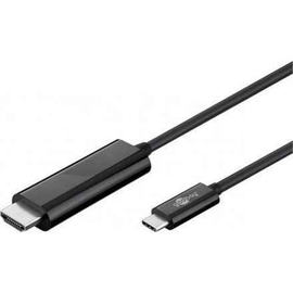 Goobay | Noir | USB-C mâle | HDMI mâle (type A) | USB-C vers HDMI | 1,8 m