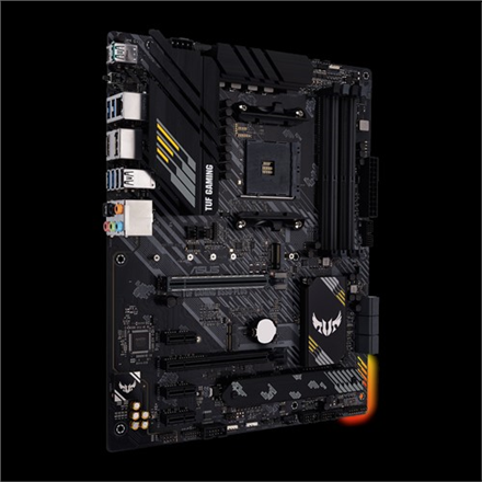 Asus tuf gaming b550-plus carte mère atx pcie 4.0 double m.2 10 étages d'alimentation drmos ethernet 25 gb hdmi displayport sata 6 gbps usb3.2 gen 2