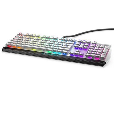DELL klávesnice Alienware Low-profile RGB Mechanical Gaming Keyboard/ AW510K/ US/ Int./ mezinárodní/ Lunar Light