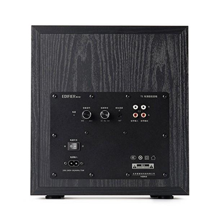 Edifier | Powered Subwoofer | T5 | Black | 70 W