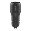 Belkin | Dual USB-A Car Charger 24W + USB-A to Lightning Cable | BOOST CHARGE