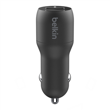 Belkin | Dual USB-A Car Charger 24W + USB-A to Lightning Cable | BOOST CHARGE