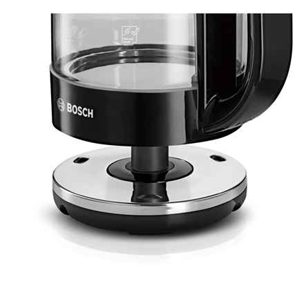 Bouilloire électrique Bosch TWK70B03 1,7 L 2400 W Noir, Transparent