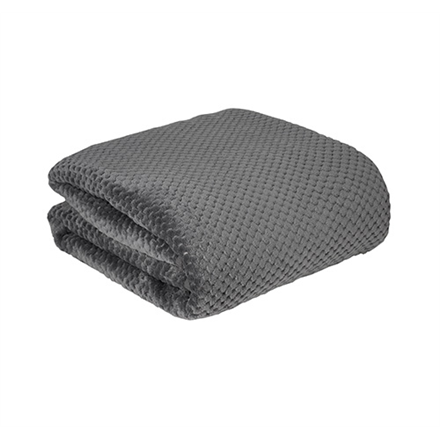 Camry | Electric Heated Blanket | CR 7417 | Number of heating levels 8 | Number of persons 2 | Washable | Remote control | Coral fleece/Polyester | 60 W | Grey