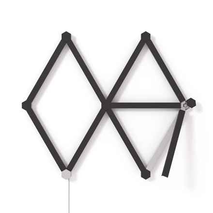 Nanoleaf | Lines Skin Noir Mat 9 pièces