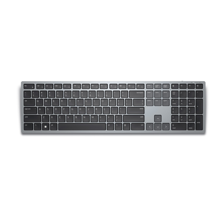 Dell | Keyboard | KB700 | Keyboard | Wireless | Russian | Titan Gray | 2.4 GHz, Bluetooth 5.0