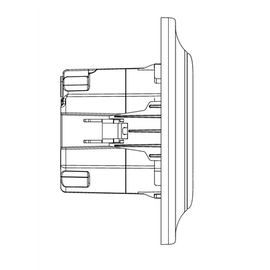 Fibaro FGWOF-011-8 socket-outlet Type F Black