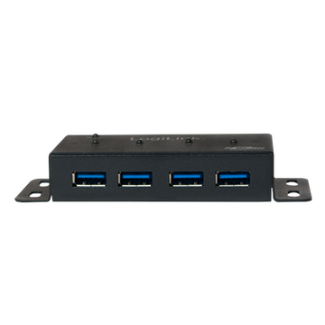 HUB 4xUSB3.0 Aktywny Metalowa obudowa