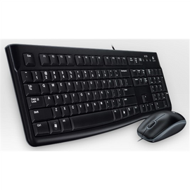 LOGITECH MK120 Corded Combo - BLACK - USB - US INT'L - EER