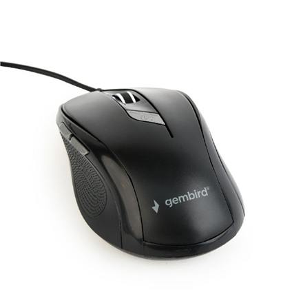Souris gembird mus-6b-01 ambidextre usb type-a optique 1600 dpi