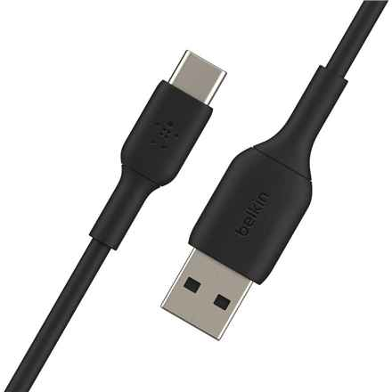 Câble USB Belkin CAB001BT2MBK 2 m USB A USB C Noir